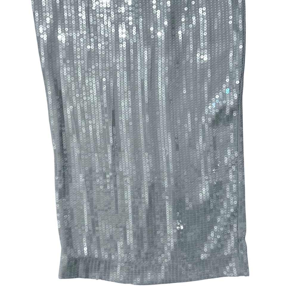 BARDOT NWT Cerise Sequin Strapless Midi Dress *Dove Grey 2 - Picture 9 of 16